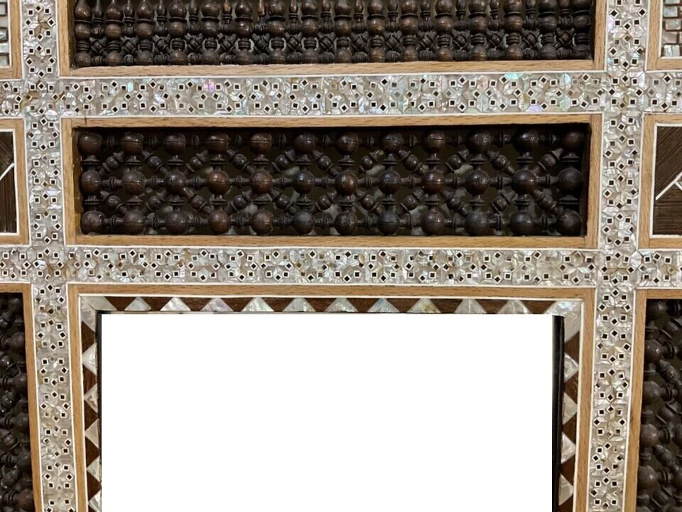 Handmade Mirror Wall Frames Decor, Art Decor Furniture, Wood Mirror Frame Inlaid