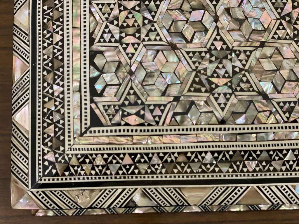 Handmade Wooden Jewelry Box – Mother of Pearl Inlay – Unique Gift from Egypt - Laila Hand Made Gifts