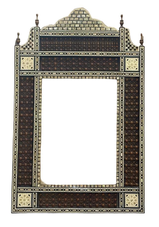 Handmade Mirror Wall Frames Decor, Art Decor Furniture, Wood Mirror Frame Inlaid - Laila Hand Made Gifts