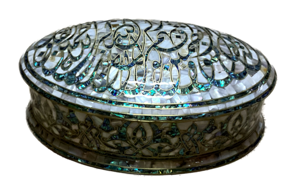 Handmade Wooden Jewelry Box Wood Trinket Storage Wood Box Mother of Pearl Inlay