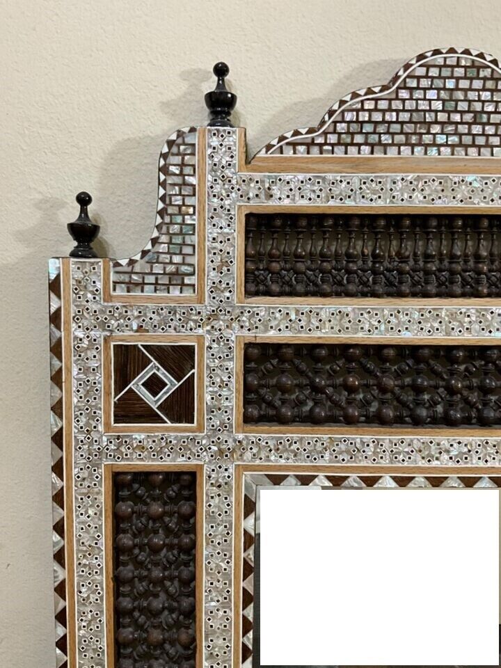 Handmade Mirror Wall Frames Decor, Art Decor Furniture, Wood Mirror Frame Inlaid