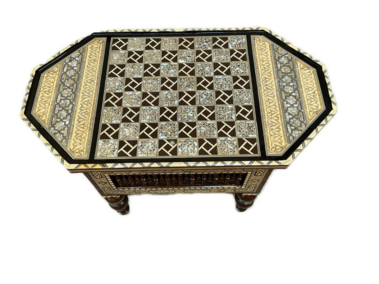 Handmade Chess Table, Inlaid Design Decorative, Chess Boards, Unique Chess Board - Laila Hand Made Gifts