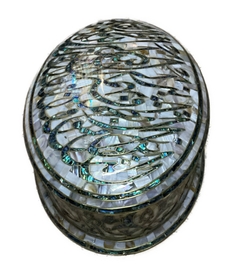 Handmade Wooden Jewelry Box Wood Trinket Storage Wood Box Mother of Pearl Inlay