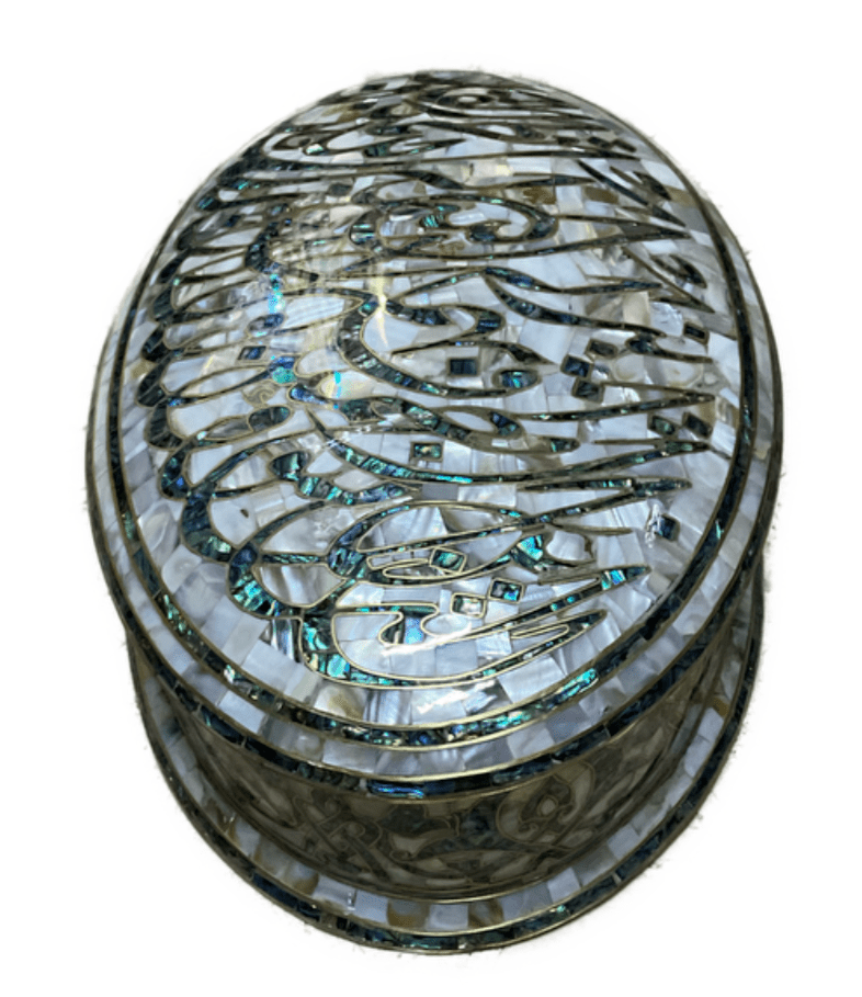 Handmade Wooden Jewelry Box Wood Trinket Storage Wood Box Mother of Pearl Inlay - Laila Hand Made Gifts