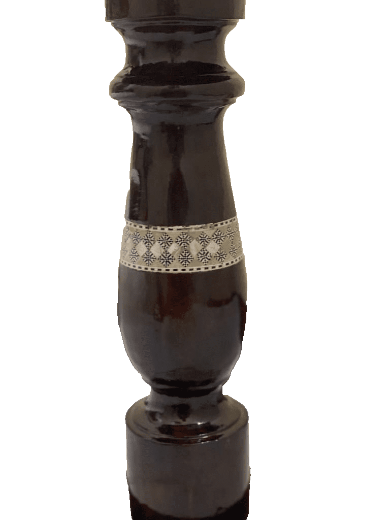 Handmade Wooden End Table Carving Wood Table Home Decor Mother of Pearl Inlay - Laila Hand Made Gifts