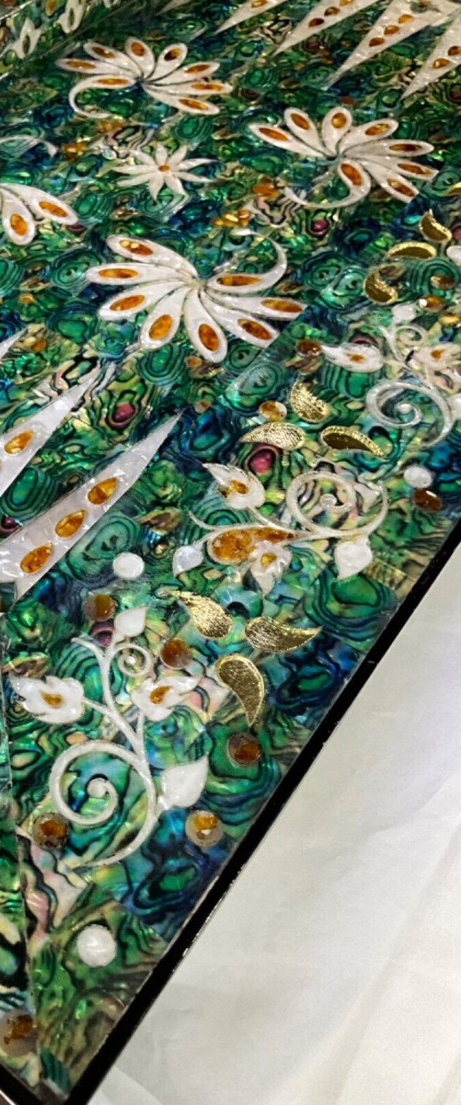 Handmade, Wooden Backgammon Board, Wood Chess Board, Game Board, Mother of Pearl - Laila Hand Made Gifts