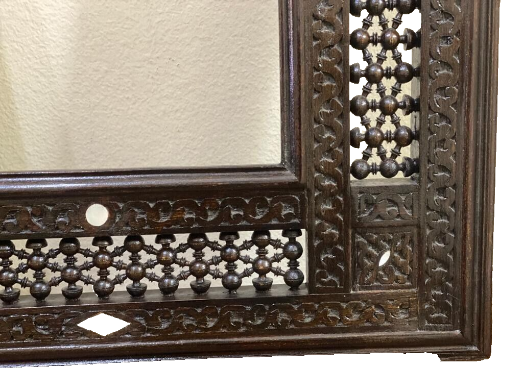 Handmade Mirror Wall Frames Decor, Art Decor Furniture, Wood Mirror Frame Inlaid