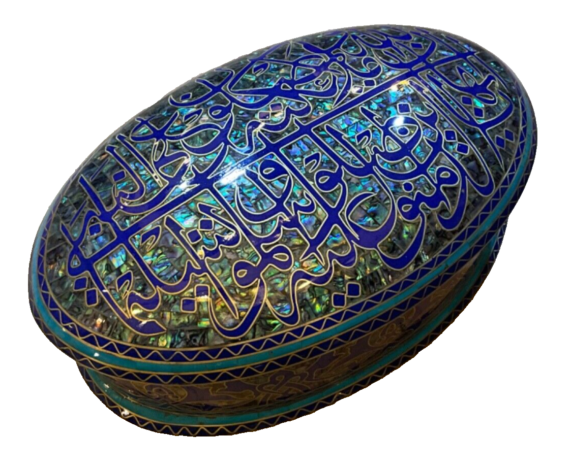 Handmade Wooden Jewelry Box Wood Trinket Storage Wood Box Mother of Pearl Inlay - Laila Hand Made Gifts