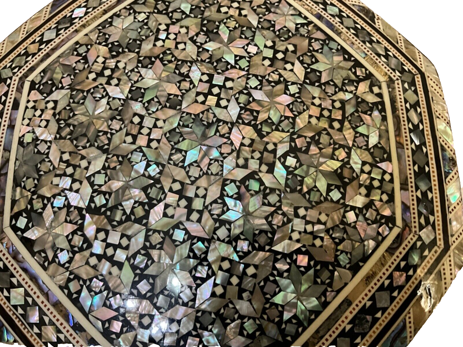 Handmade Wooden Jewelry Box Wood Trinket Storage Wood Box Mother of Pearl Inlay