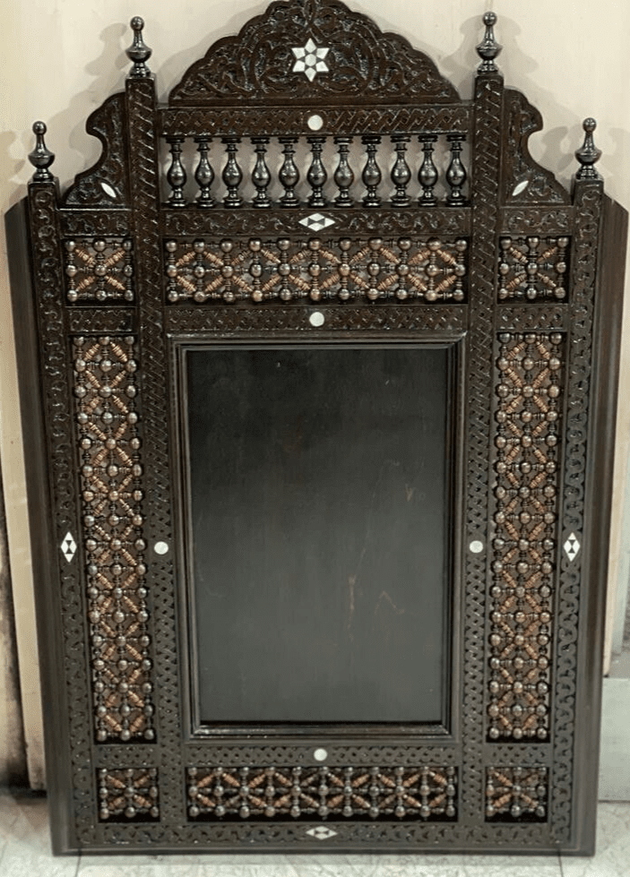 Handmade Mirror Wall Frames Decor, Art Decor Furniture, Wood Mirror Frame Inlaid - Laila Hand Made Gifts