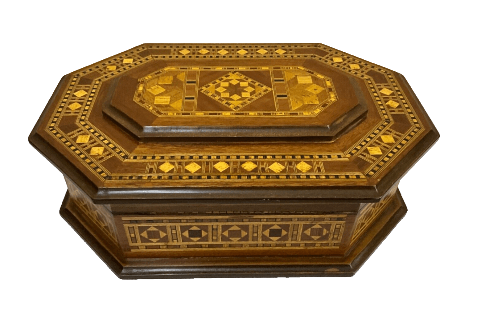 Handmade Wooden Box Wood Jewelry Box Storage Wooden Box Marquetry Mosaic Inlay - Laila Hand Made Gifts