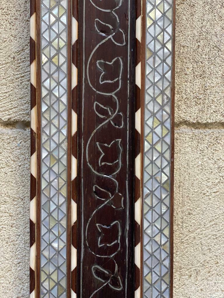 Handmade Mother of pearl Inlay Wood Wall Hanging Mirror Frame Antique Home Decor - Laila Hand Made Gifts