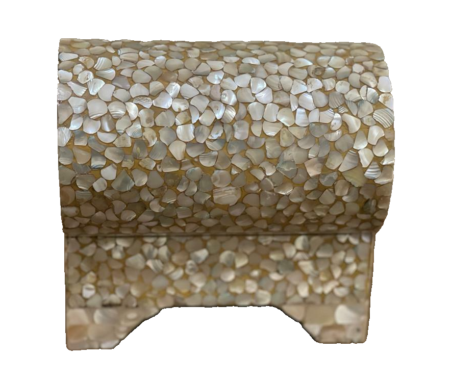 Handmade Wooden Jewelry Box Wood Trinket Storage Wood Box Mother of Pearl Inlay