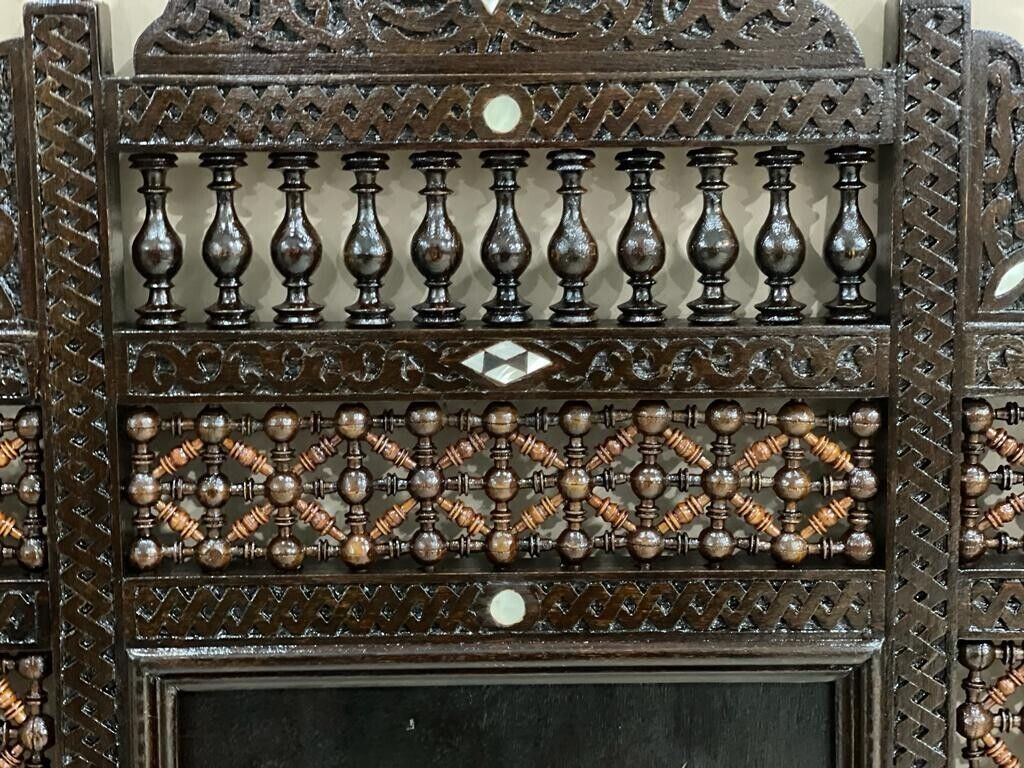 Handmade Mirror Wall Frames Decor, Art Decor Furniture, Wood Mirror Frame Inlaid