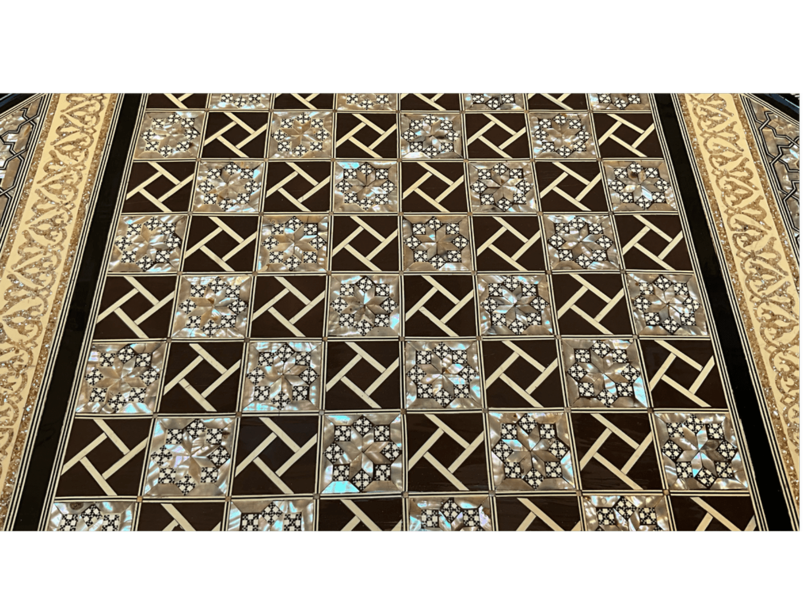 Handmade Chess Table, Inlaid Design Decorative, Chess Boards, Unique Chess Board - Laila Hand Made Gifts