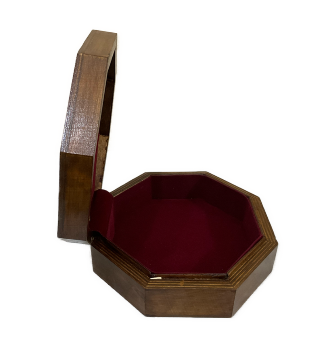 Handmade Wooden Jewelry Box Wood Trinket Storage Wood Box Marquetry Mosaic Inlay