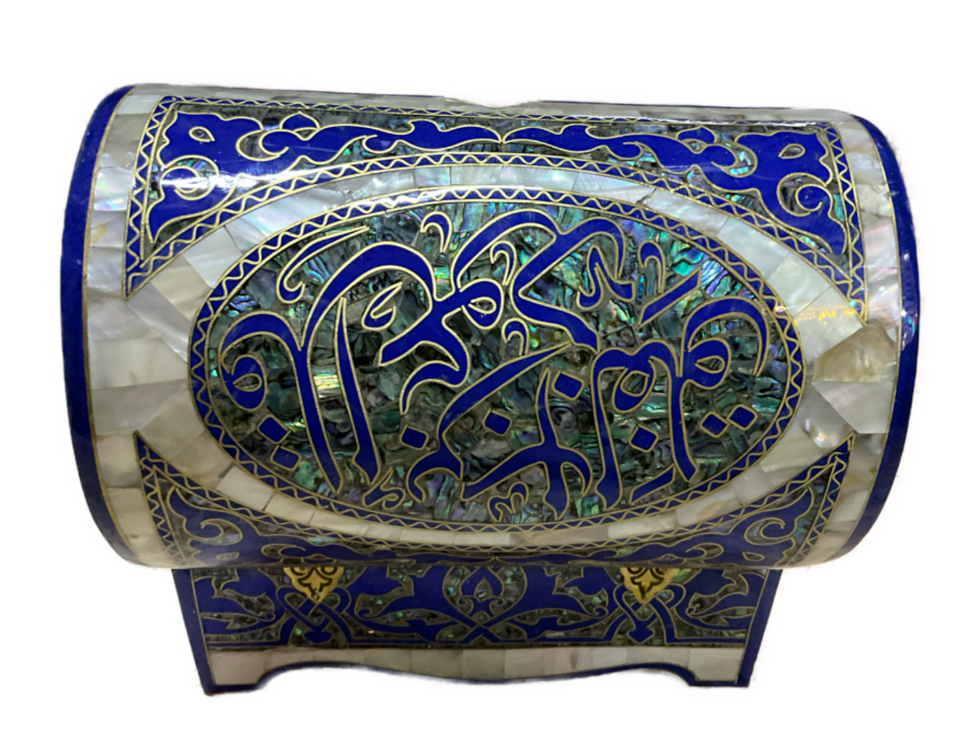 Handmade Wooden Jewelry Box Wood Trinket Storage Wood Box Mother of Pearl Inlay