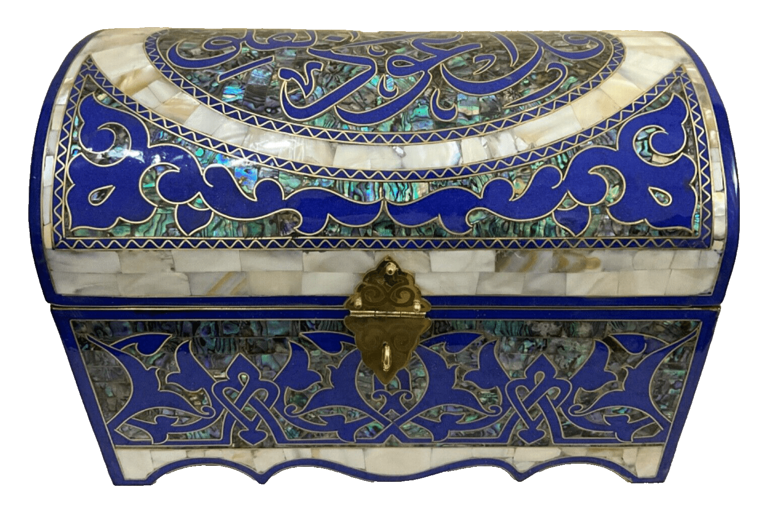 Handmade Wooden Jewelry Box Wood Trinket Storage Wood Box Mother of Pearl Inlay - Laila Hand Made Gifts