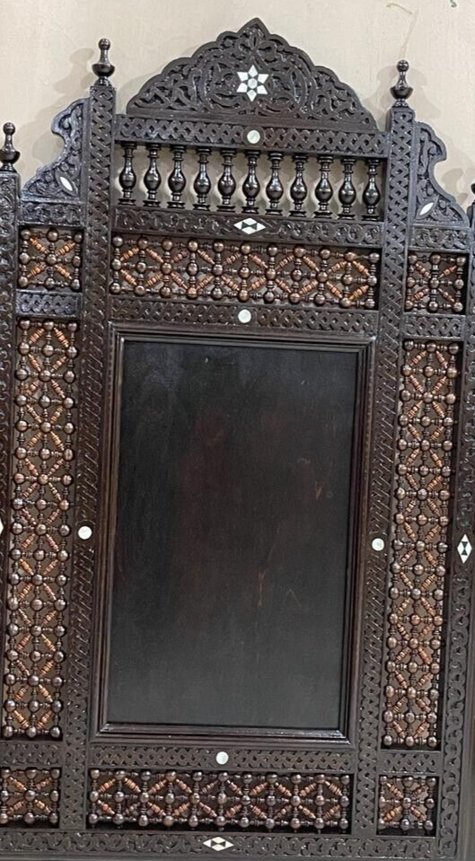 Handmade Mirror Wall Frames Decor, Art Decor Furniture, Wood Mirror Frame Inlaid