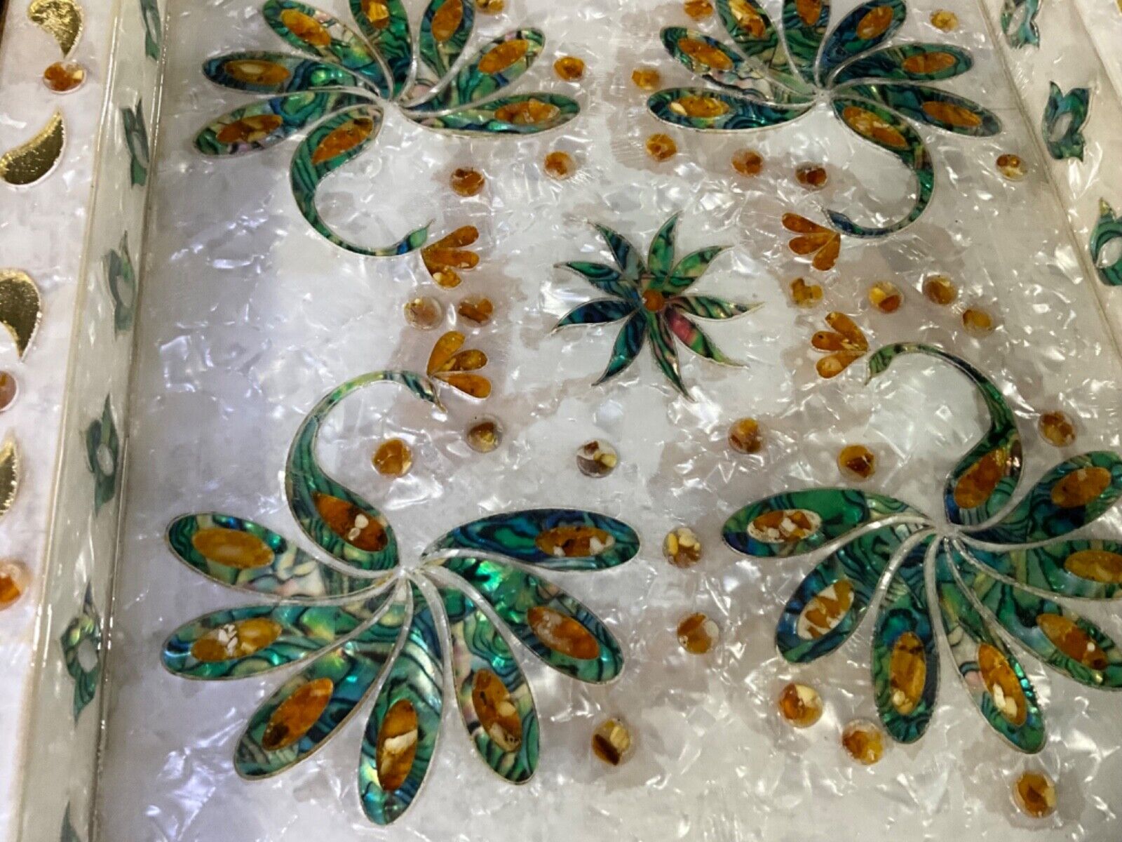 Handmade, Wood Backgammon Board, Wood Chess Board, Inlaid Shell, Make to Order - Laila Hand Made Gifts