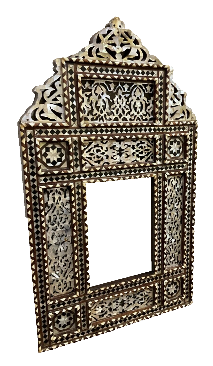 Handmade Mirror Wall Frames Decor, Art Decor Furniture, Wood Mirror Frame Inlaid