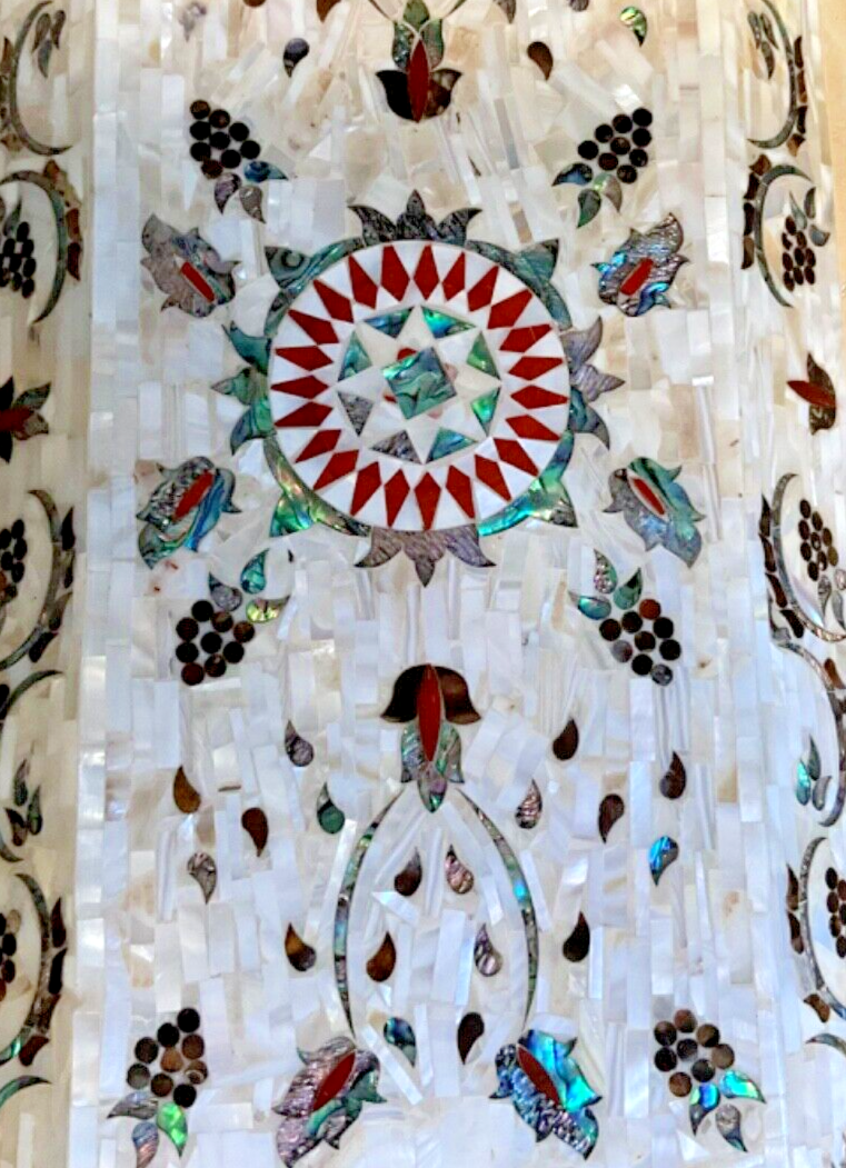 Handmade Wooden Jewelry Box Wood Trinket Storage Wood Box Mother of Pearl Inlay