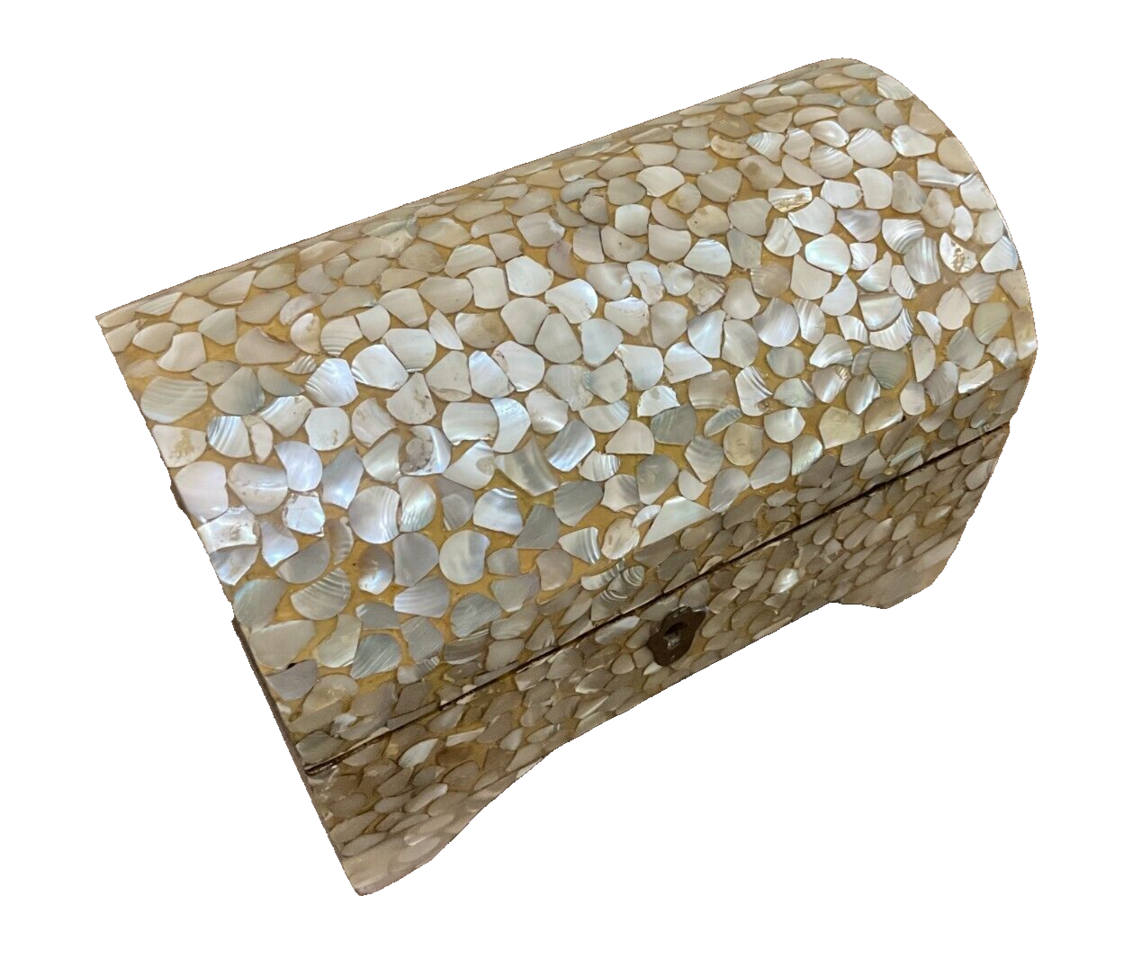 Handmade Wooden Jewelry Box Wood Trinket Storage Wood Box Mother of Pearl Inlay