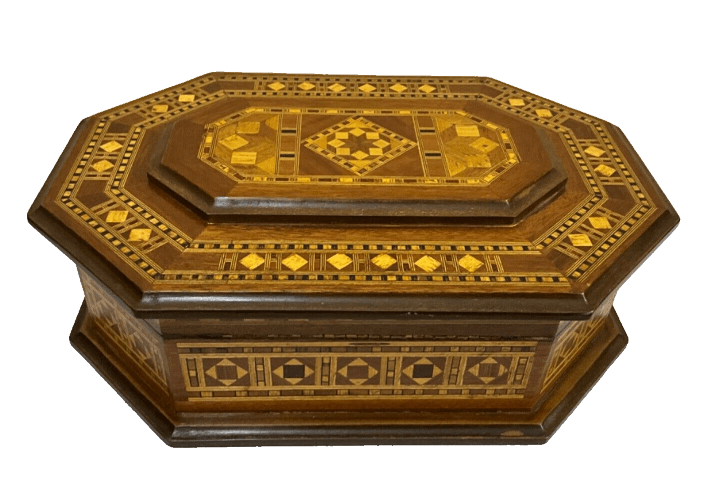 Handmade Wooden Box Wood Jewelry Box Storage Wooden Box Marquetry Mosaic Inlay - Laila Hand Made Gifts