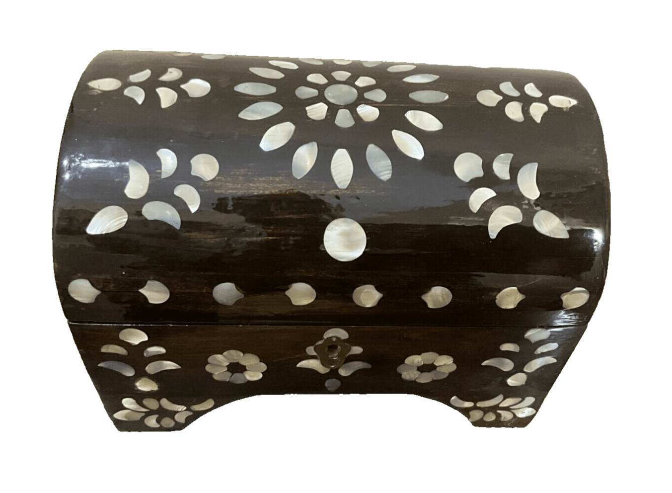 Handmade Wooden Jewelry Box Wood Trinket Storage Wood Box Mother of Pearl Inlay - Laila Hand Made Gifts