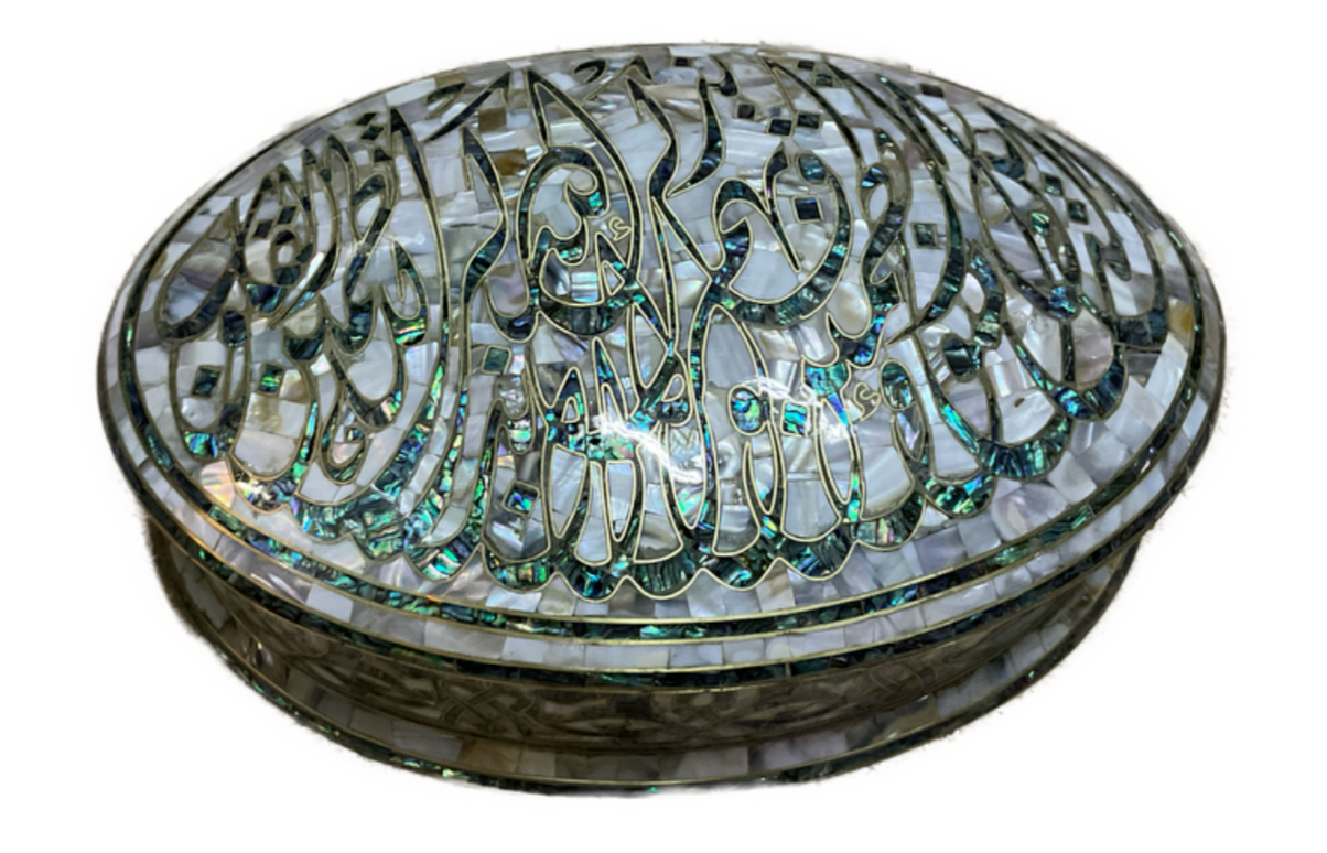 Handmade Wooden Jewelry Box Wood Trinket Storage Wood Box Mother of Pearl Inlay