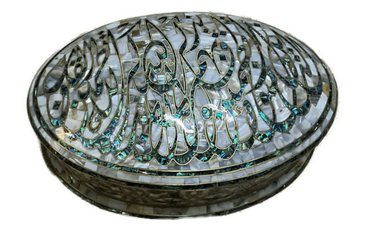 Handmade Wooden Jewelry Box Wood Trinket Storage Wood Box Mother of Pearl Inlay - Laila Hand Made Gifts