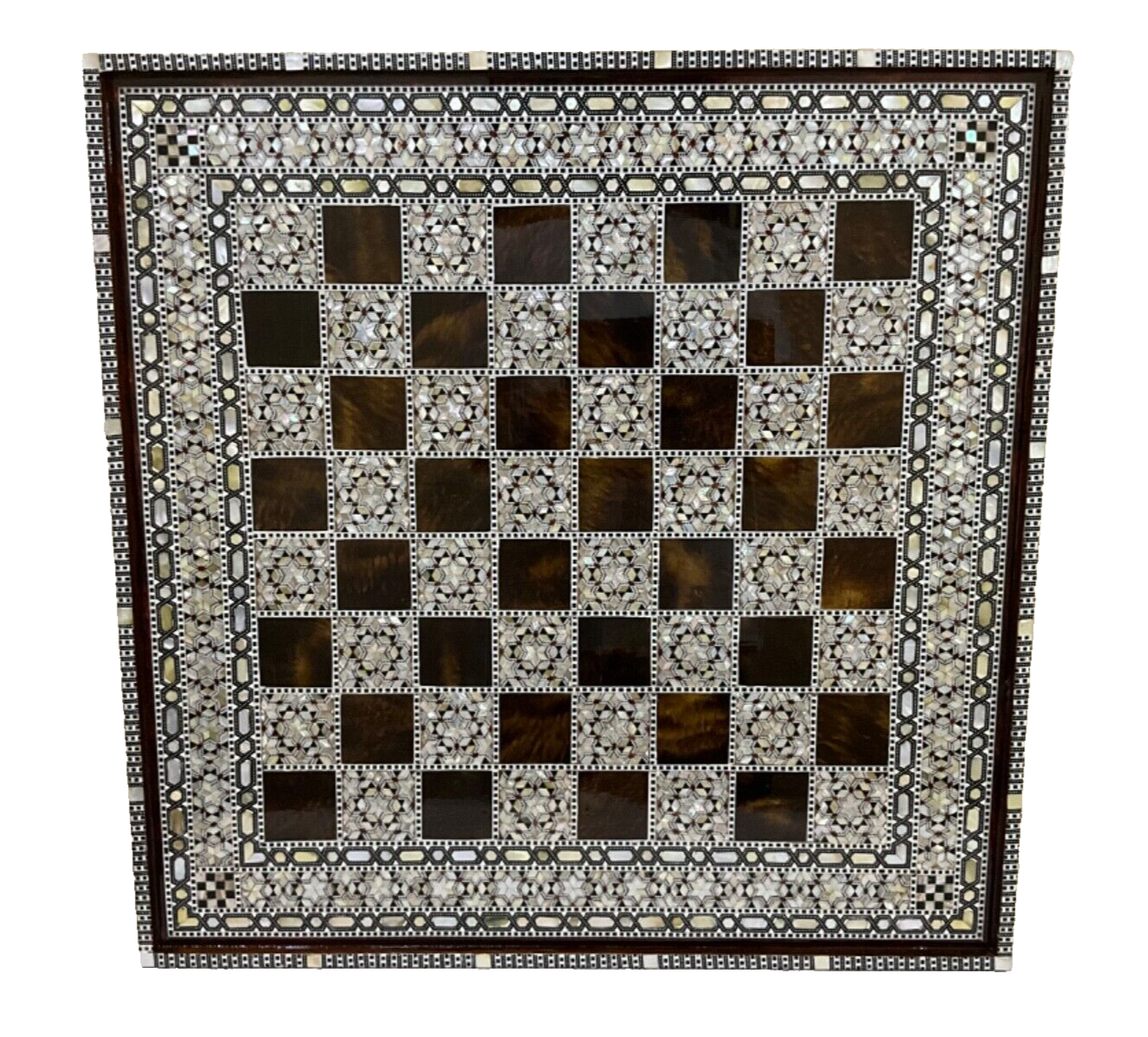 Handmade, Luxury, Wooden Chess Board, Wood Chess Board, Game Board, Inlaid Shell