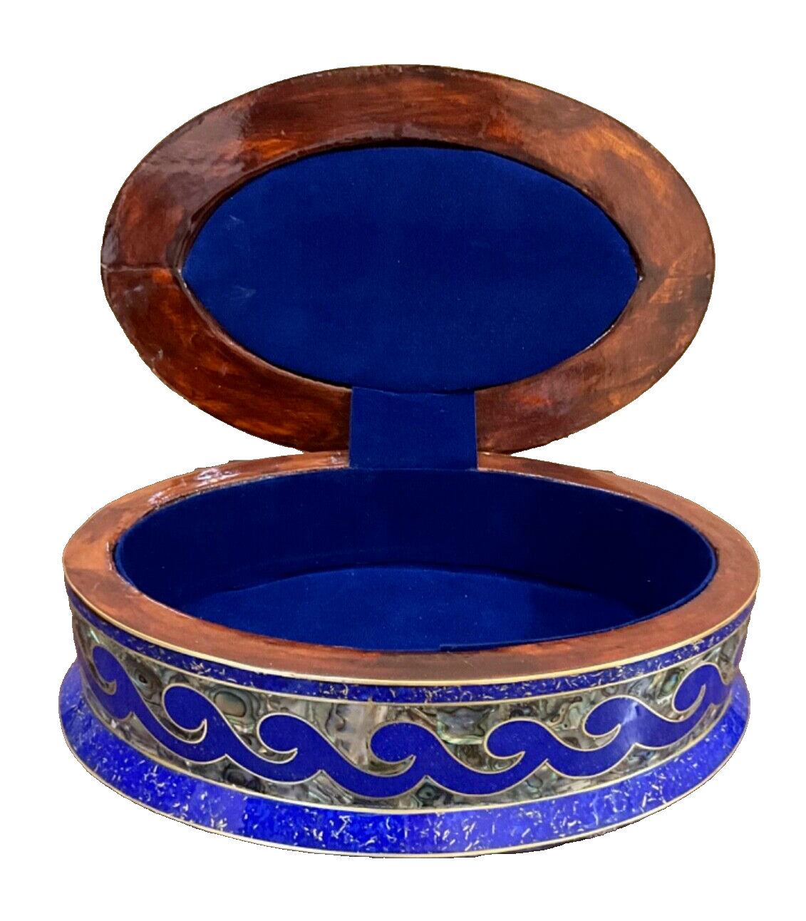 Handmade Wooden Jewelry Box Wood Trinket Storage Wood Box Mother of Pearl Inlay