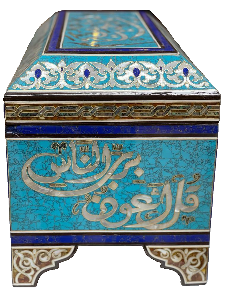 Handmade Wooden Jewelry Box Wood Trinket Storage Wood Box Mother of Pearl Inlay