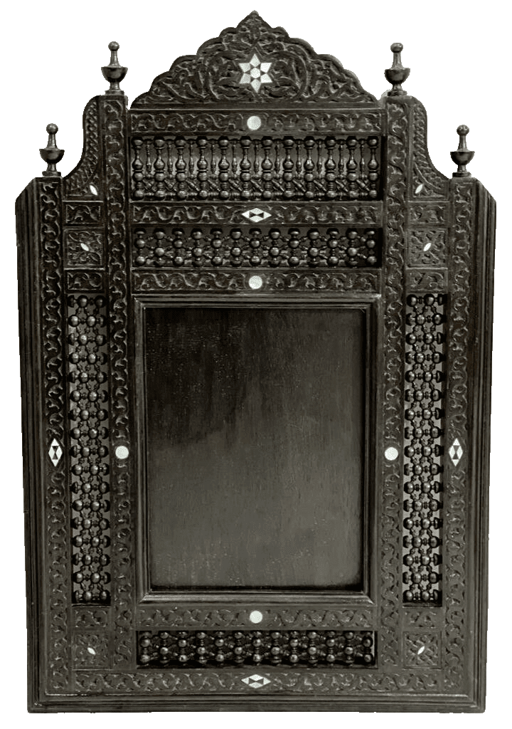Handmade Mirror Wall Frames Decor, Art Decor Furniture, Wood Mirror Frame Inlaid - Laila Hand Made Gifts