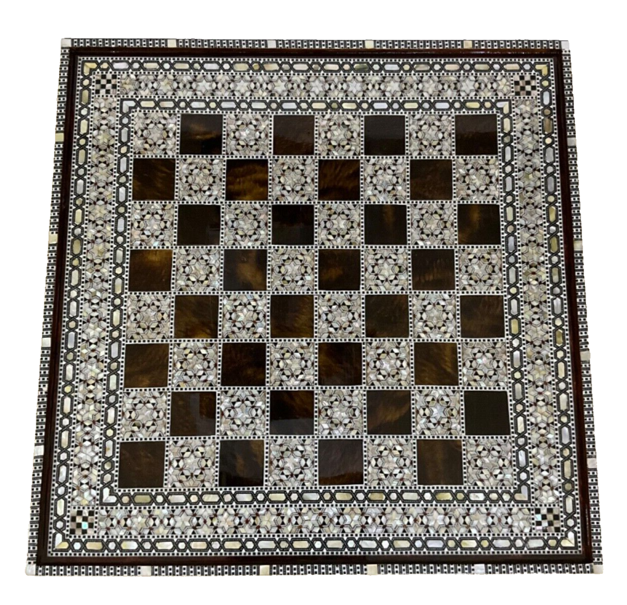 Handmade, Luxury, Wooden Chess Board, Wood Chess Board, Game Board, Inlaid Shell
