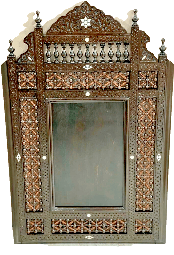 Handmade Mirror Wall Frames Decor, Art Decor Furniture, Wood Mirror Frame Inlaid - Laila Hand Made Gifts