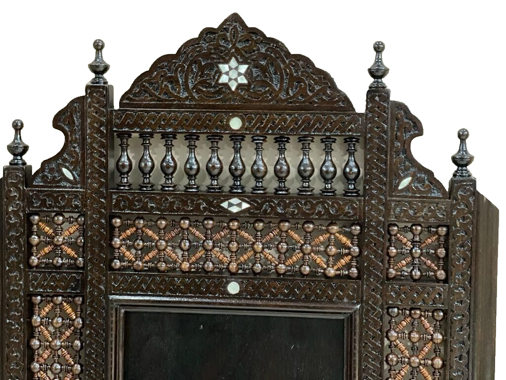 Handmade Mirror Wall Frames Decor, Art Decor Furniture, Wood Mirror Frame Inlaid