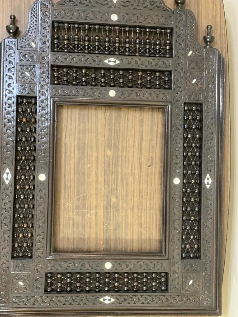 Handmade Mirror Wall Frames Decor, Art Decor Furniture, Wood Mirror Frame Inlaid