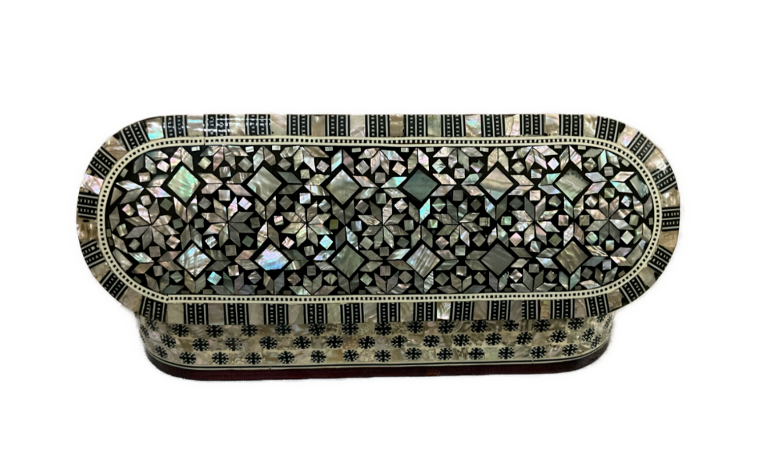 Handmade Wooden Jewelry Box Wood Trinket Storage Wood Box Mother of Pearl Inlay