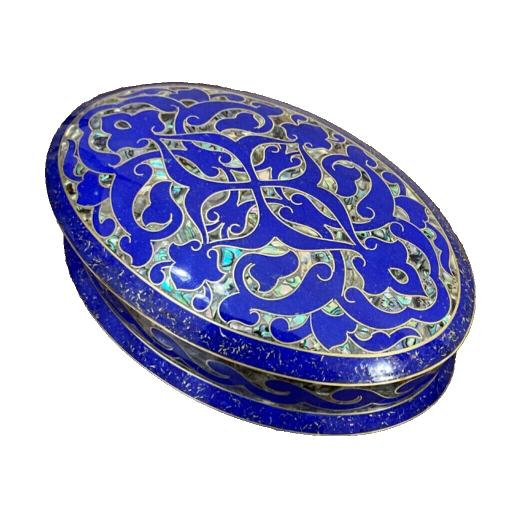 Handmade Wooden Jewelry Box Wood Trinket Storage Wood Box Mother of Pearl Inlay