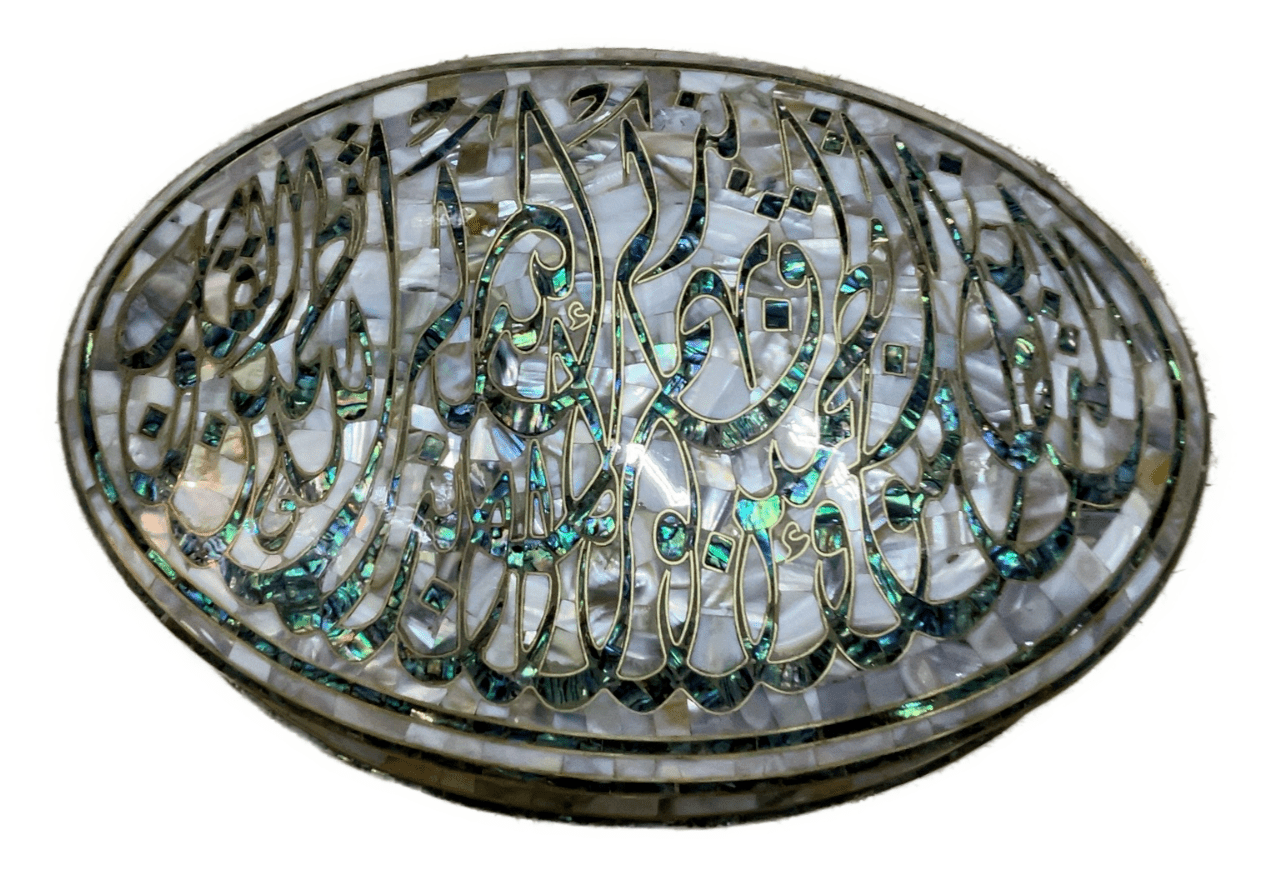 Handmade Wooden Jewelry Box Wood Trinket Storage Wood Box Mother of Pearl Inlay - Laila Hand Made Gifts