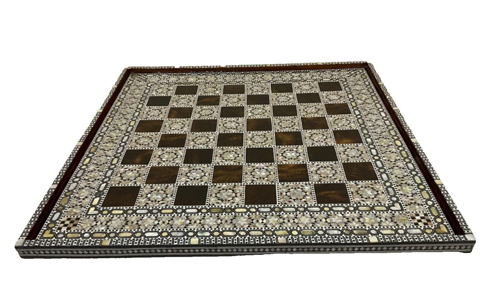 Handmade, Luxury, Wooden Chess Board, Wood Chess Board, Game Board, Inlaid Shell