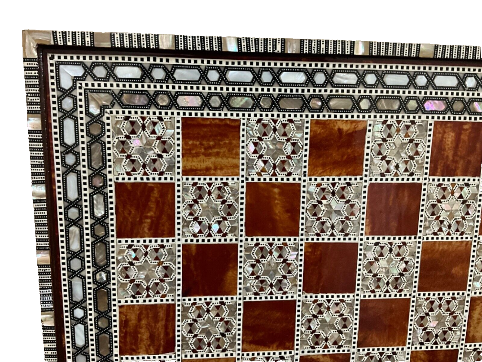Handmade, Luxury, Wooden Chess Board, Wood Chess Board, Game Board, Inlaid Shell