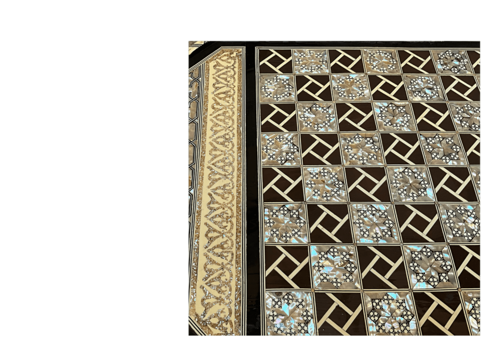 Handmade Chess Table, Inlaid Design Decorative, Chess Boards, Unique Chess Board - Laila Hand Made Gifts