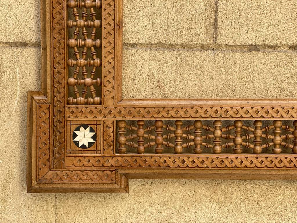 Handmade Mirror Wall Frames Decor, Art Decor Furniture, Wood Mirror Frame Inlaid