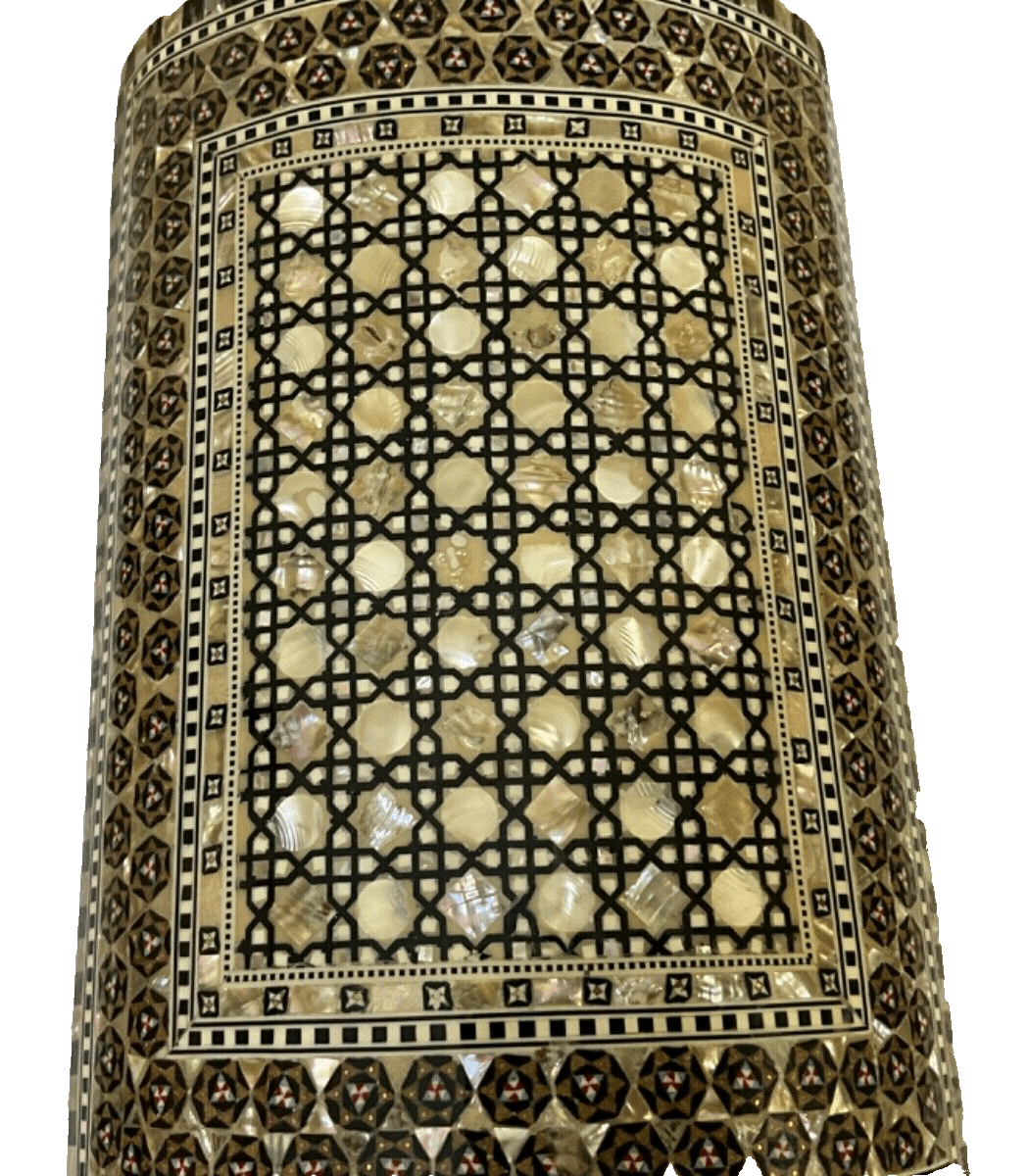 Handmade Wooden Jewelry Box Wood Trinket Storage Wood Box Mother of Pearl Inlay - Laila Hand Made Gifts