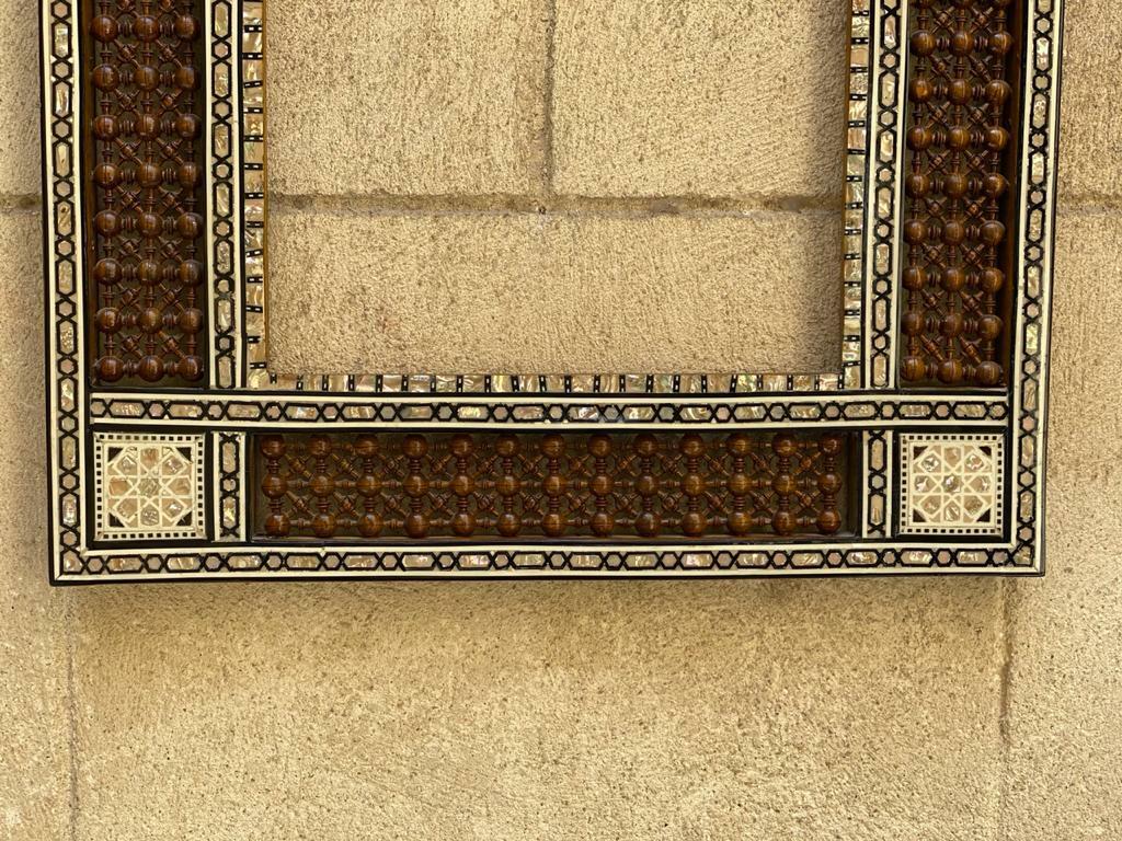 Handmade Mirror Wall Frames Decor, Art Decor Furniture, Wood Mirror Frame Inlaid