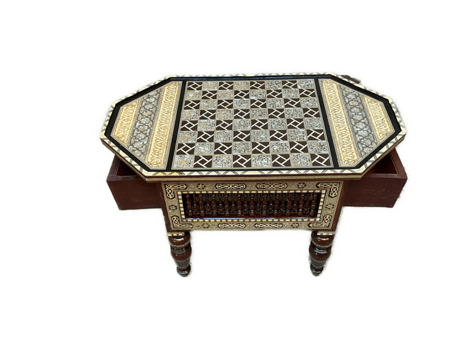 Handmade Chess Table, Inlaid Design Decorative, Chess Boards, Unique Chess Board - Laila Hand Made Gifts