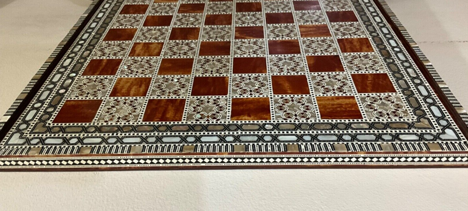 Handmade, Luxury, Wooden Chess Board, Wood Chess Board, Game Board, Inlaid Shell